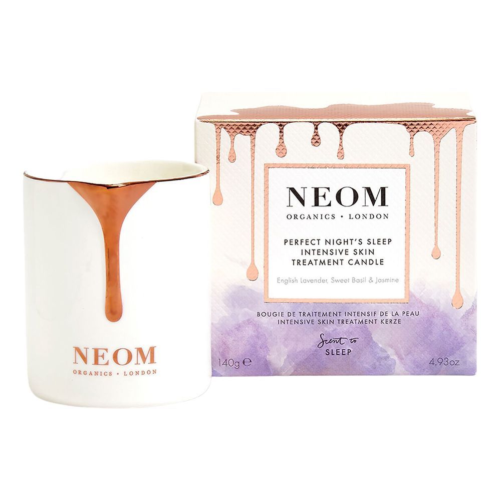 Neom Organics Perfect Night's Sleep Intensive Skin Treatment Candle (140g) - English Lavender / Sweet Basil / Jasmine