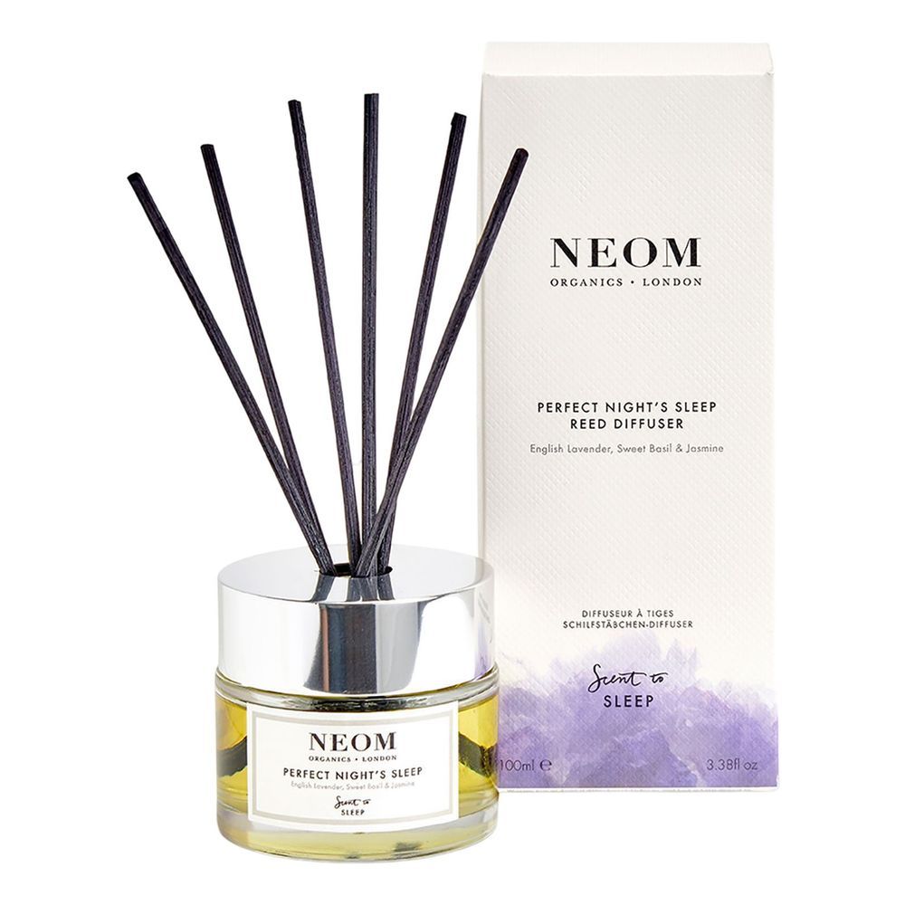 Neom Organics Perfect Night's Sleep Reed Diffuser (100ml) - English Lavender / Sweet Basil / Jasmine