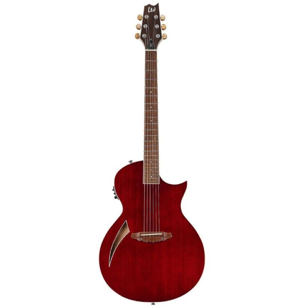 Esp Ltd Tl-6 6-String Thinline Acoustic-Electric Guitar - Wine Red