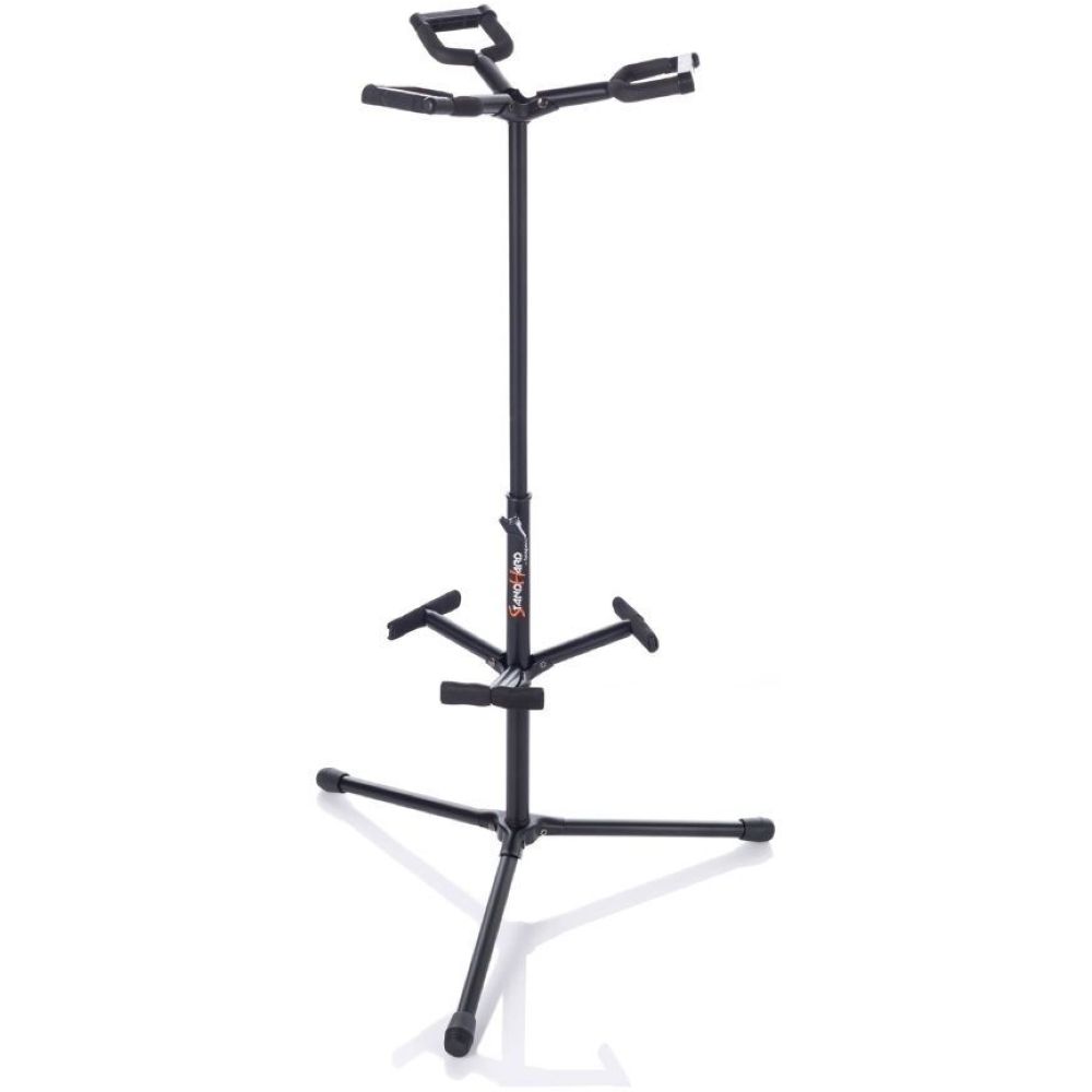Bespeco SHG3 Universal Triple Guitar Stand - Black