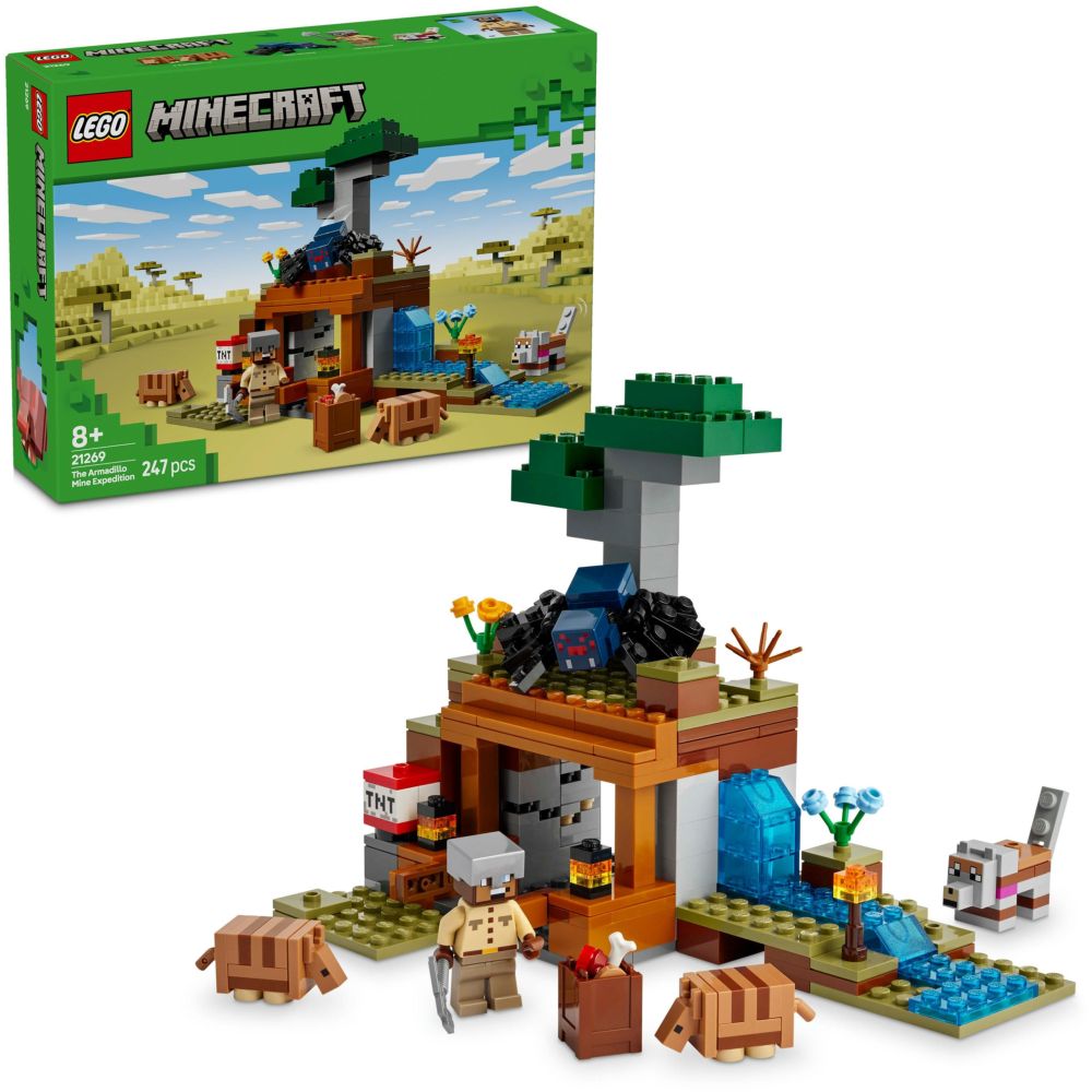 LEGO Minecraft The Armadillo Mine Expedition 21269 (247 Pieces)