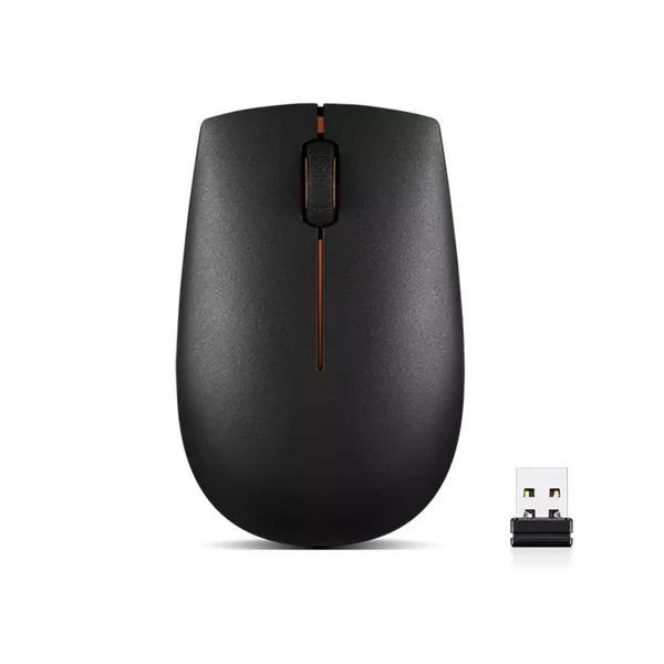 Lenovo 300 Wireless Compact Gaming Mouse - Black