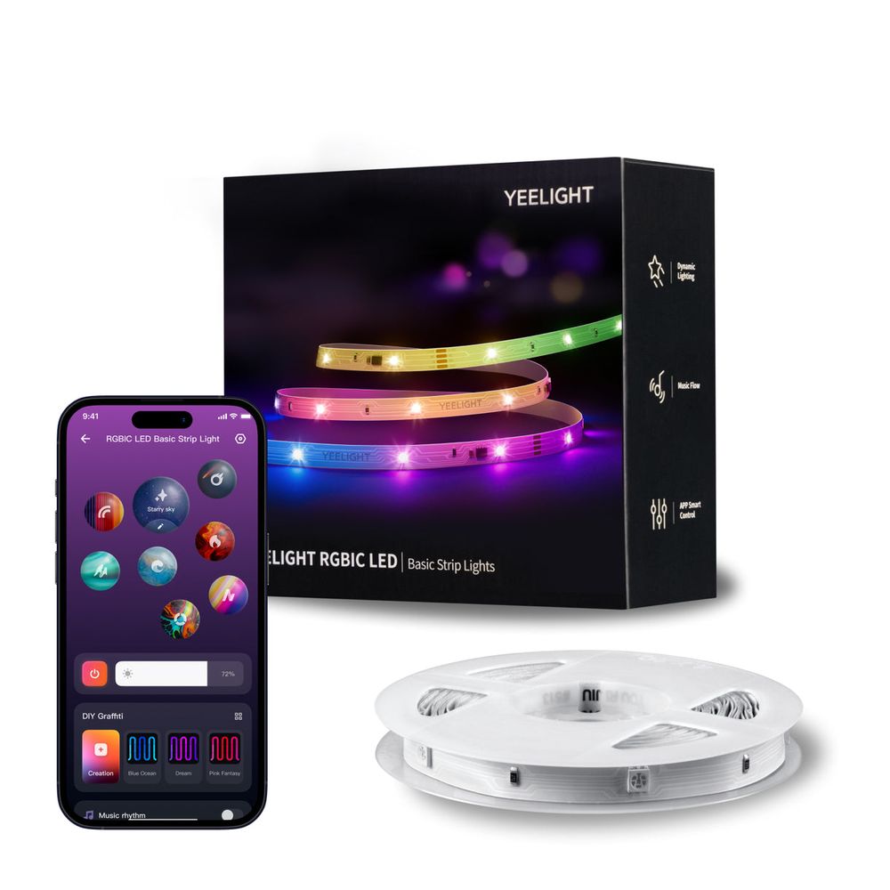 Xiaomi Yeelight RGBIC LED Basic Strip Lights 6M