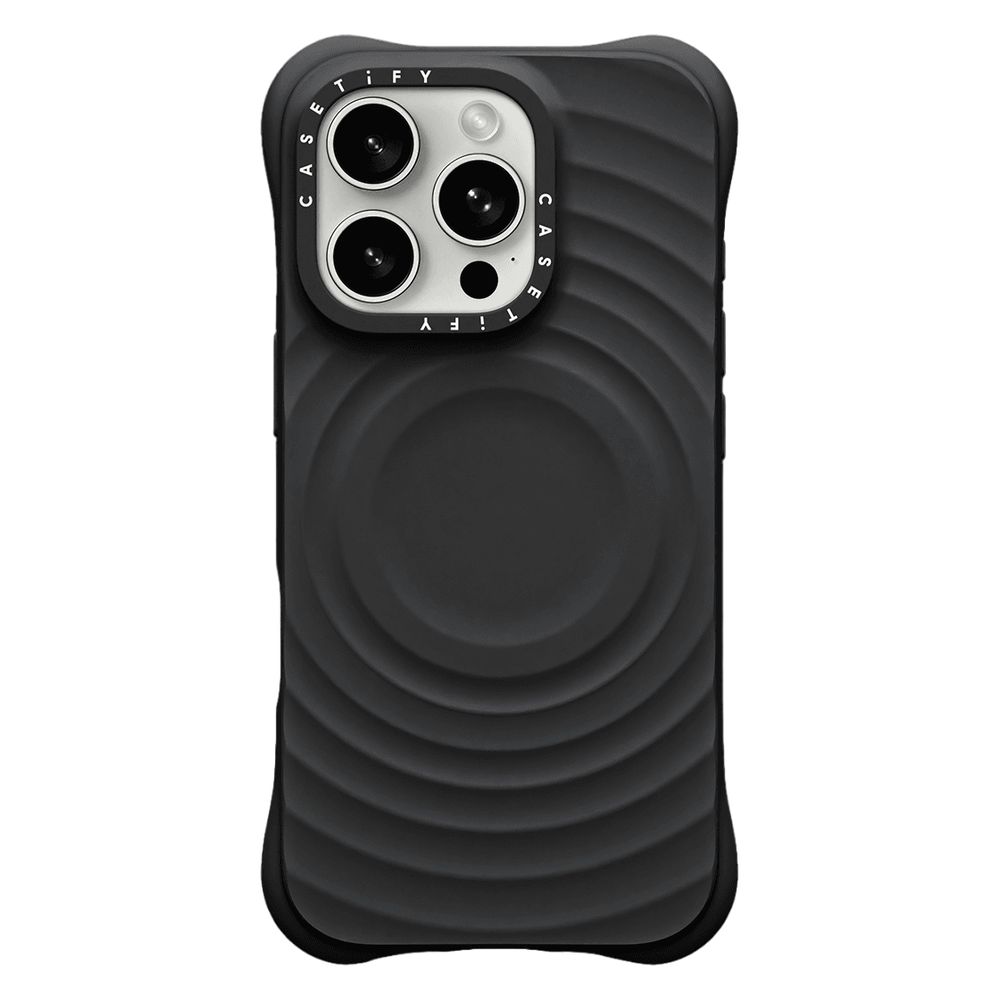 Casetify iPhone 16 Pro Ripple Case - Black
