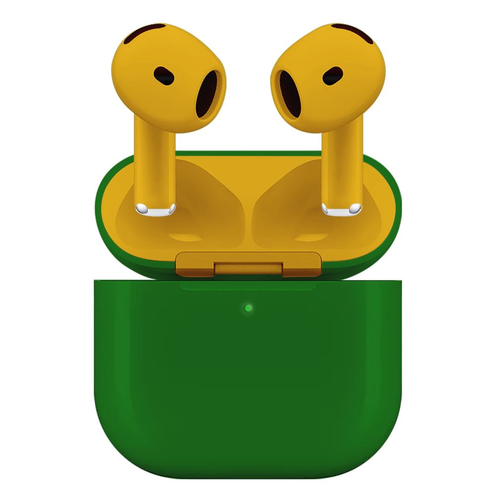 Aurora Concepts Custom Airpods 4 - Dual Green