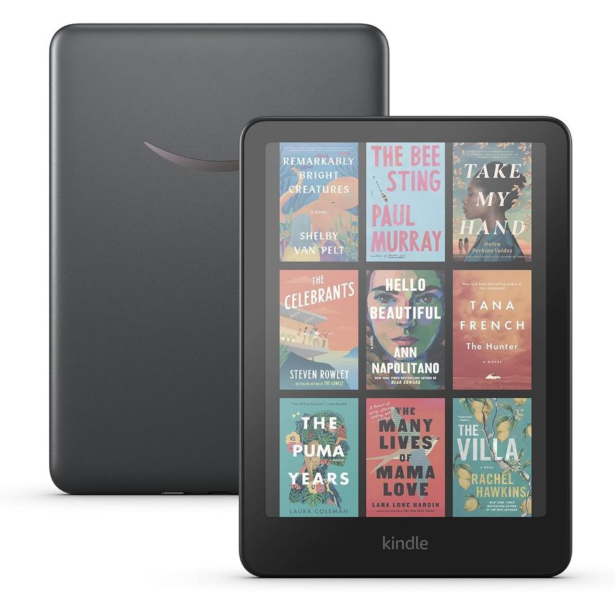 Amazon Kindle Colorsoft Signature Edition (32 GB) 7-Inch Color Display - Metallic Black