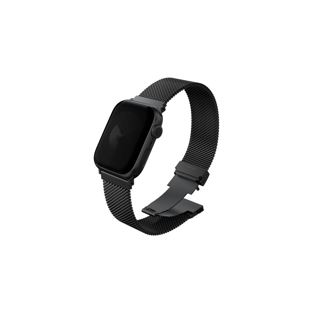 Uniq Dante Pro Apple Watch Self Adjustable Mesh Steel Band 42/41/40mm - Graphite Black