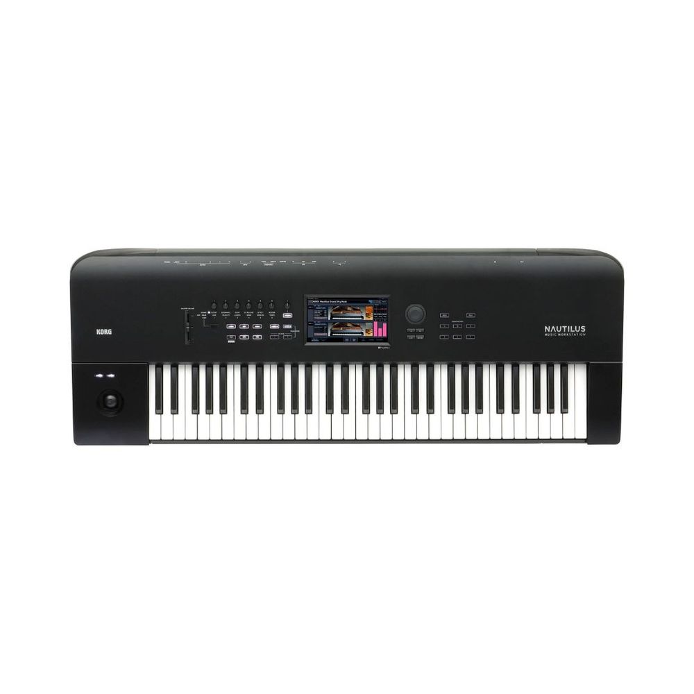Korg Nautilus 61 Music Synthesizer Workstation Keyboard - Black