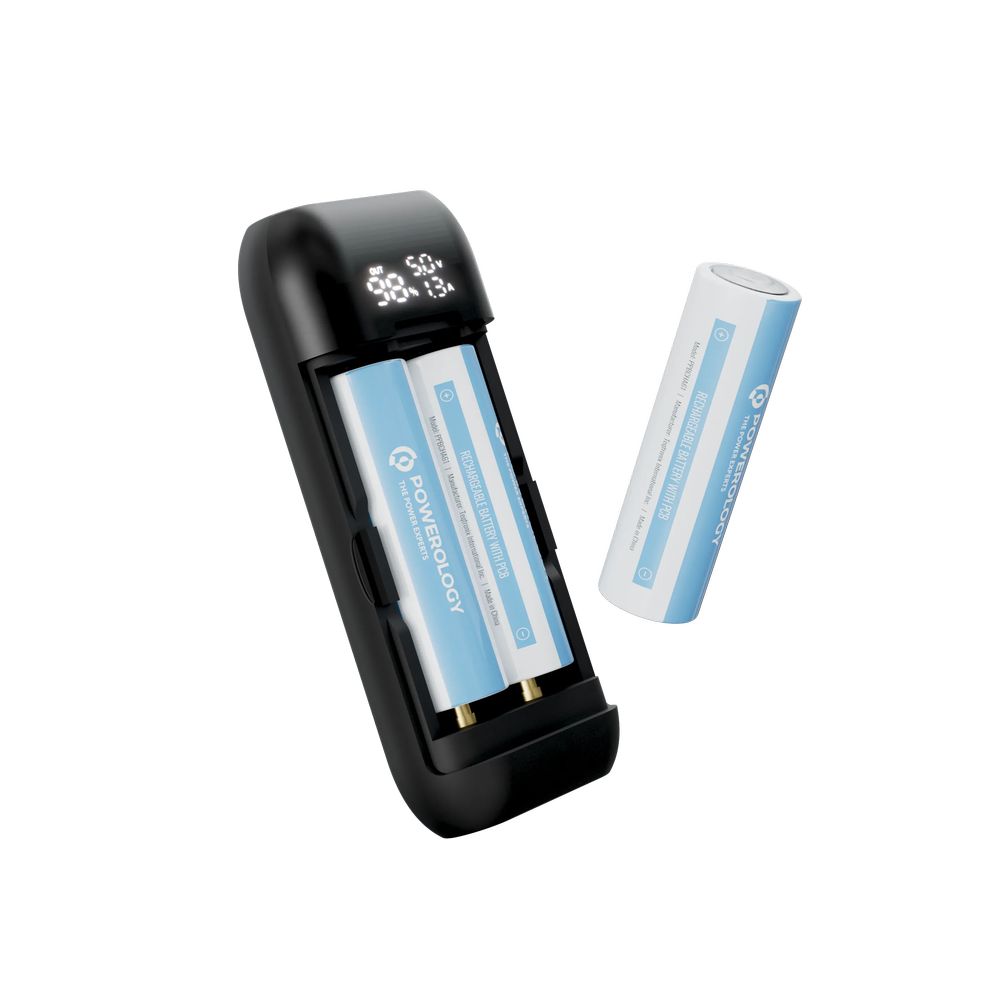 Powerology DIY Cell 10000+5000mAh Power Bank - Gray