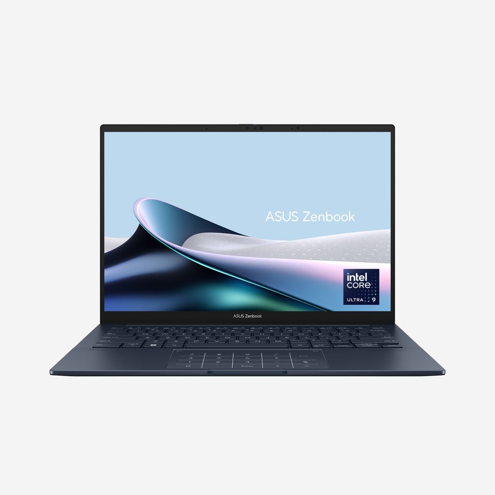 ASUS Zenbook 14 UX3405CA-PZ060W Laptop/ Intel Ultra 9-285H / 32GB RAM/ 1TB SSD/ 14-Inch 3K (2880 x 1800) OLED/ Windows 11 Home - Ponder Blue (Arabic/ English)