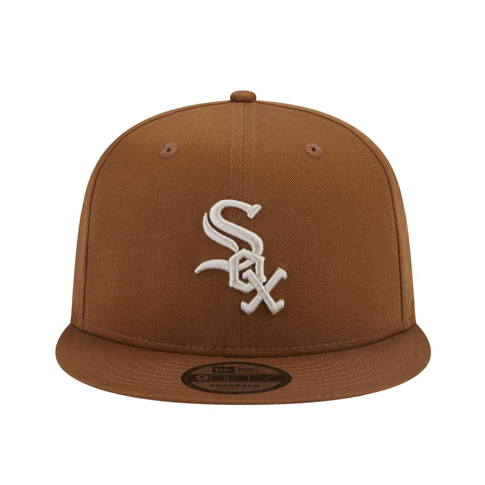New Era Side Patch 9Fifty MLB Chicago White Socks Brown Cap