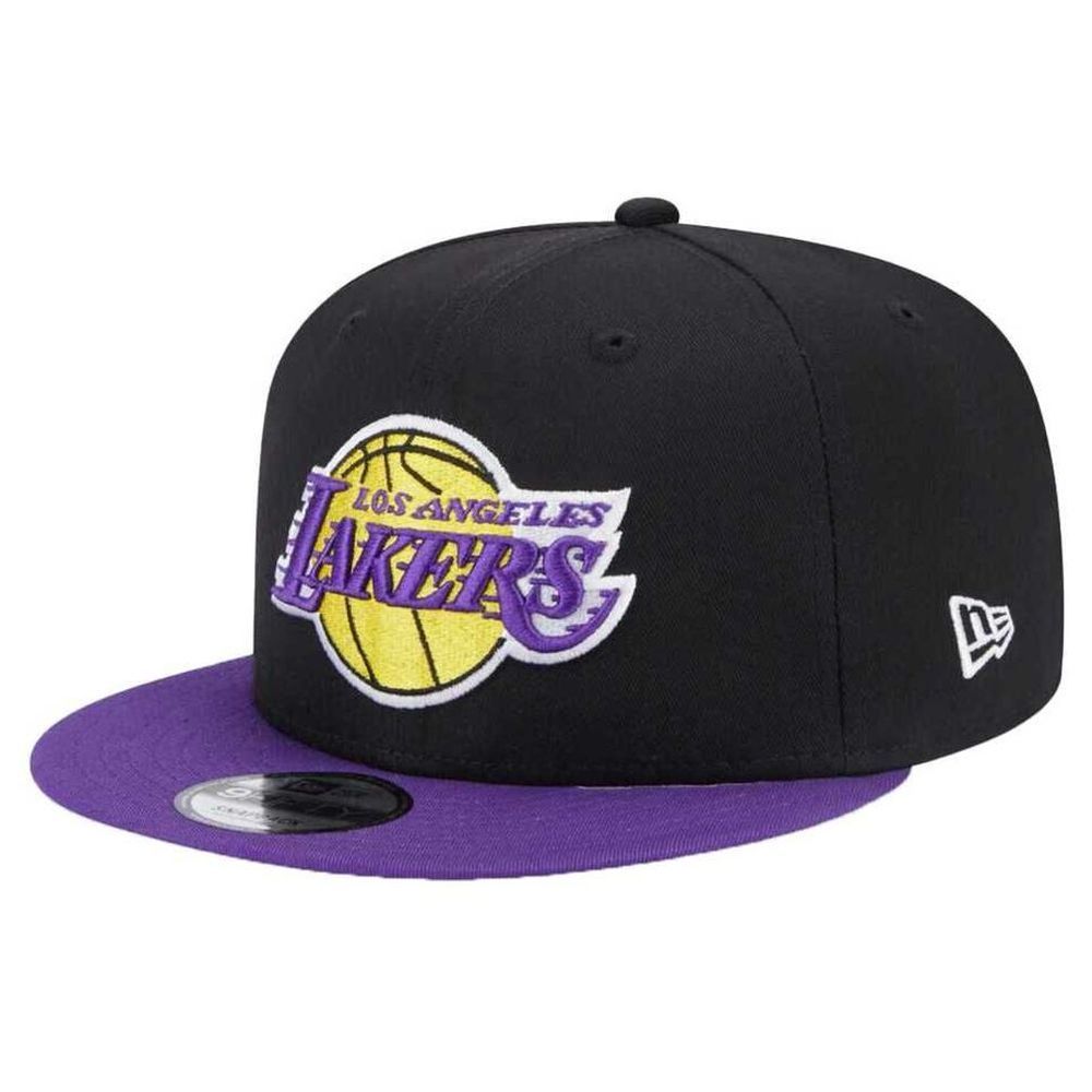 New Era Contrast Side Patch 9Fifty NBA Los Angeles Lakers Black/Purple Cap - S/M