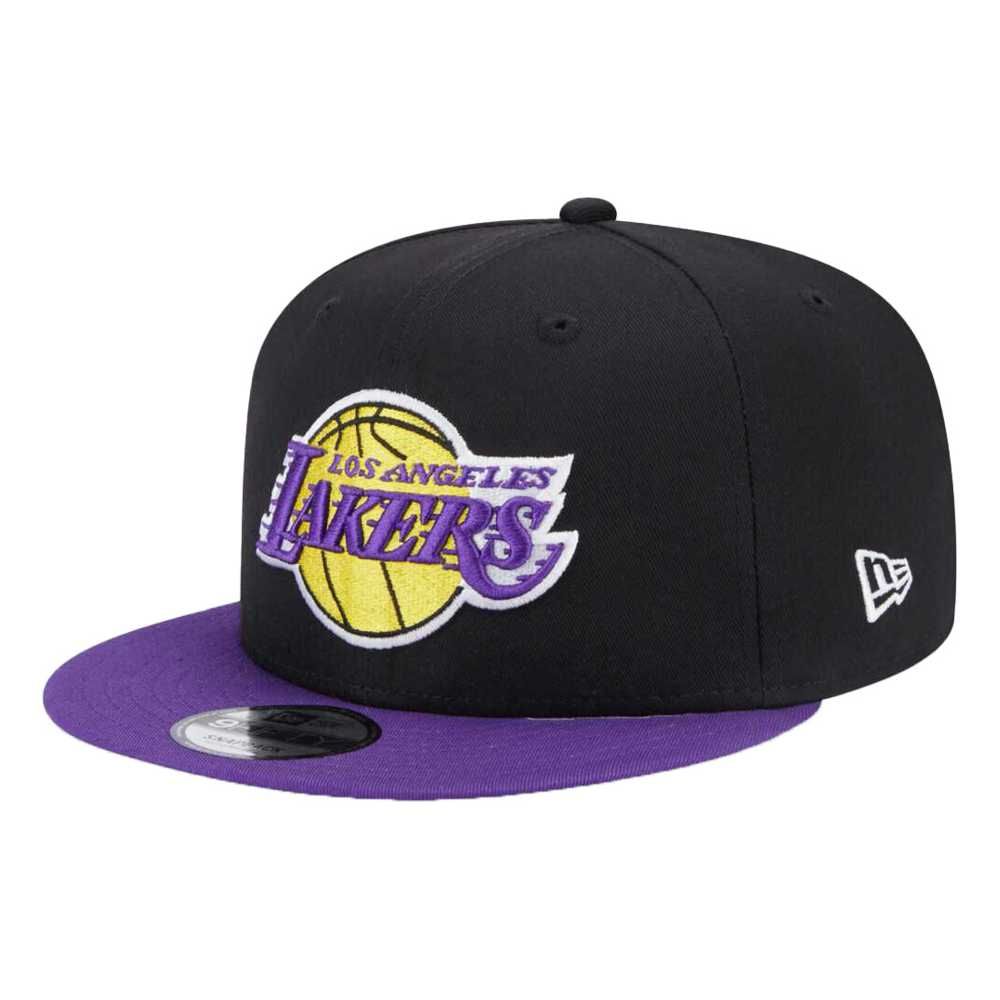 New Era Contrast Side Patch 9Fifty NBA Los Angeles Lakers Black/Purple Cap