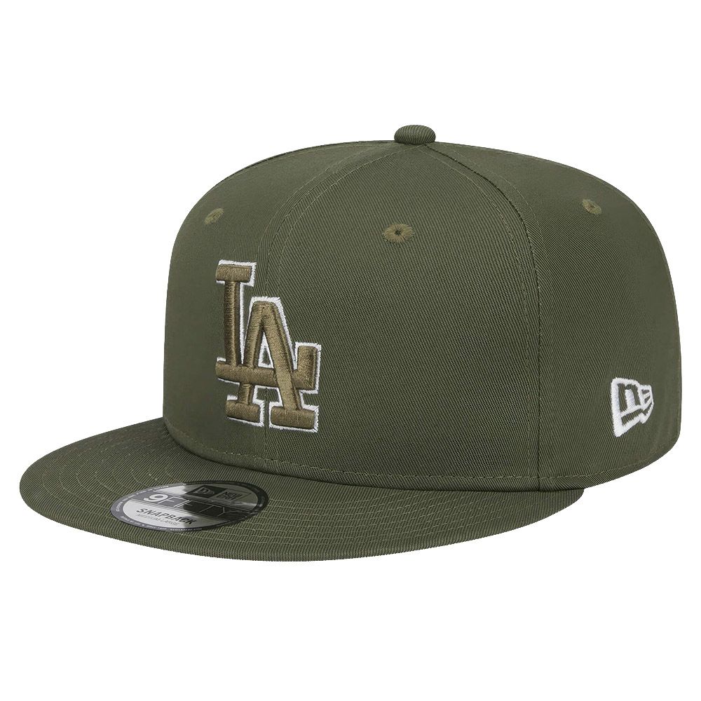 New Era Side Patch Script 9Fifty Mlb Los Angeles Dodgers Green Cap - M/L