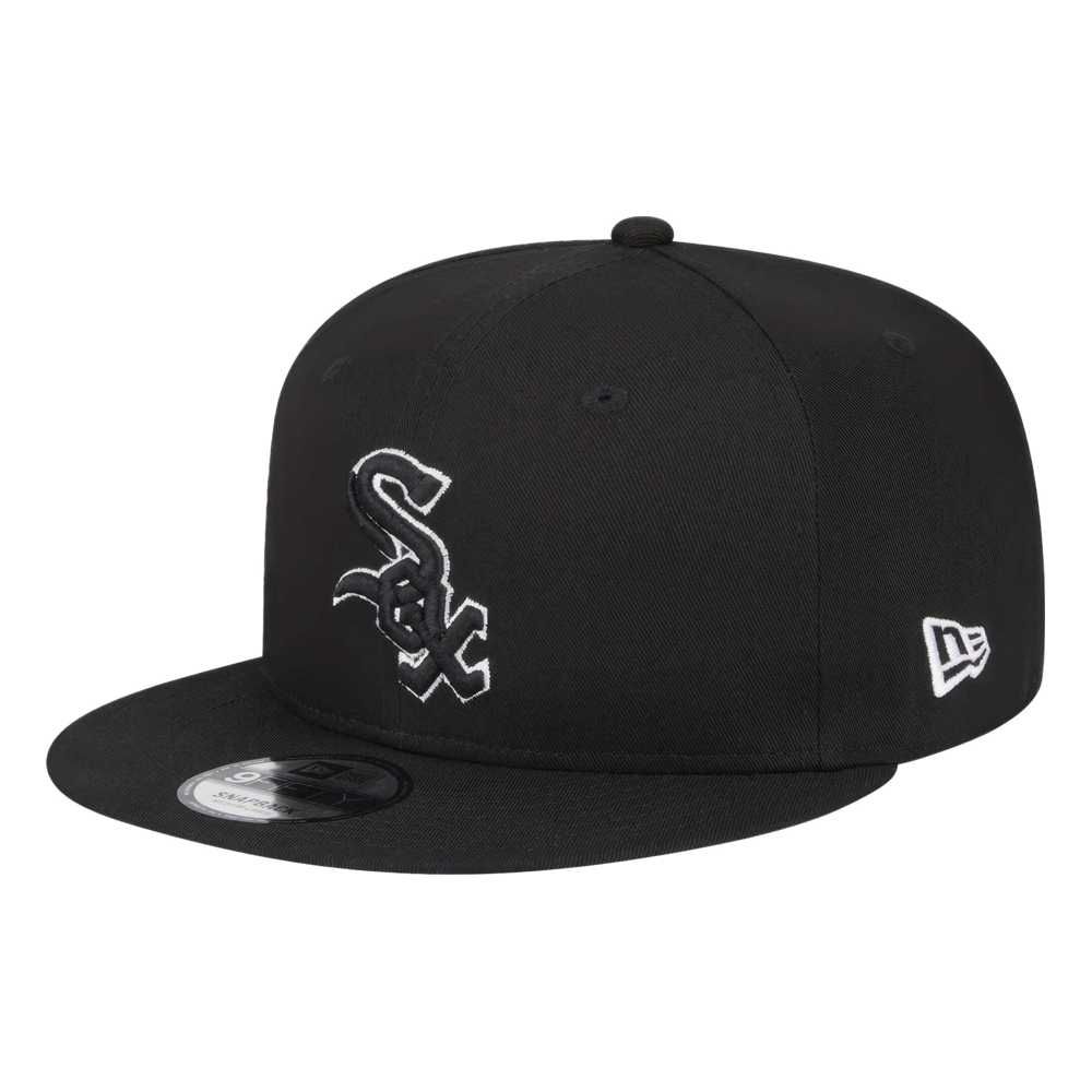 New Era Side Patch Script 9Fifty MLB Chicago White Socks Black/White Cap