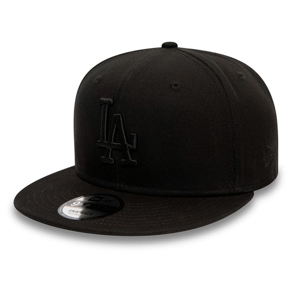 New Era Monochrome 9Fifty MLB Los Angeles Dodgers Black/Black Cap - S/M