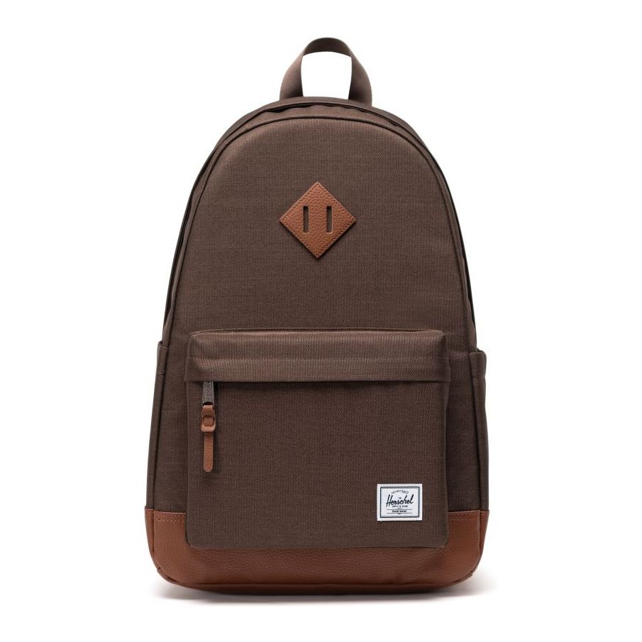 Herschel Heritage Backpack - Chocolate Brown Crosshatch/Tan