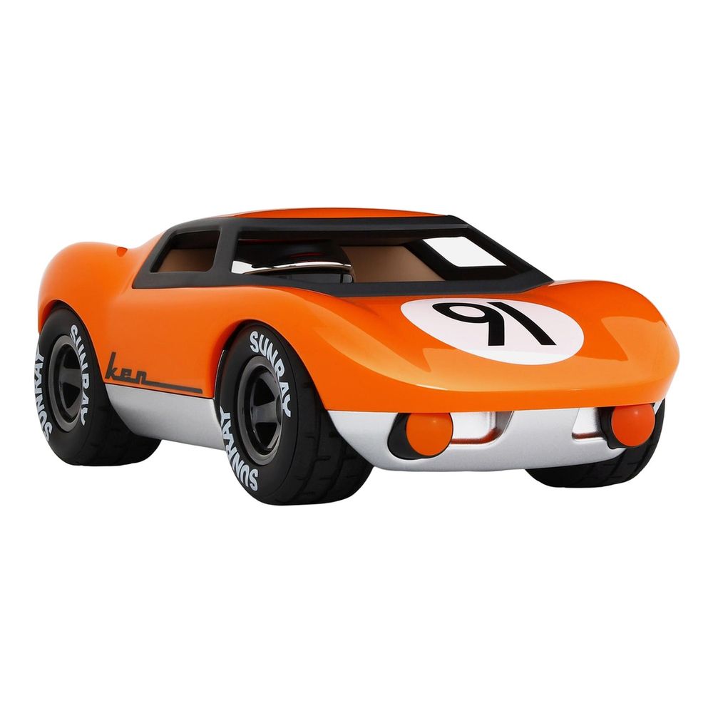 Playforever Mini Ken Gibson Racing Toy Car - Orange