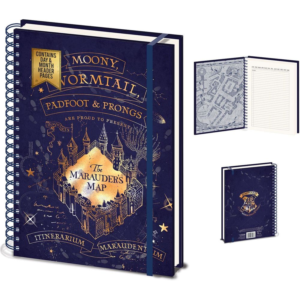 Pyramid International Harry Potter - Marauders Map (A4 Wiro Notebook)