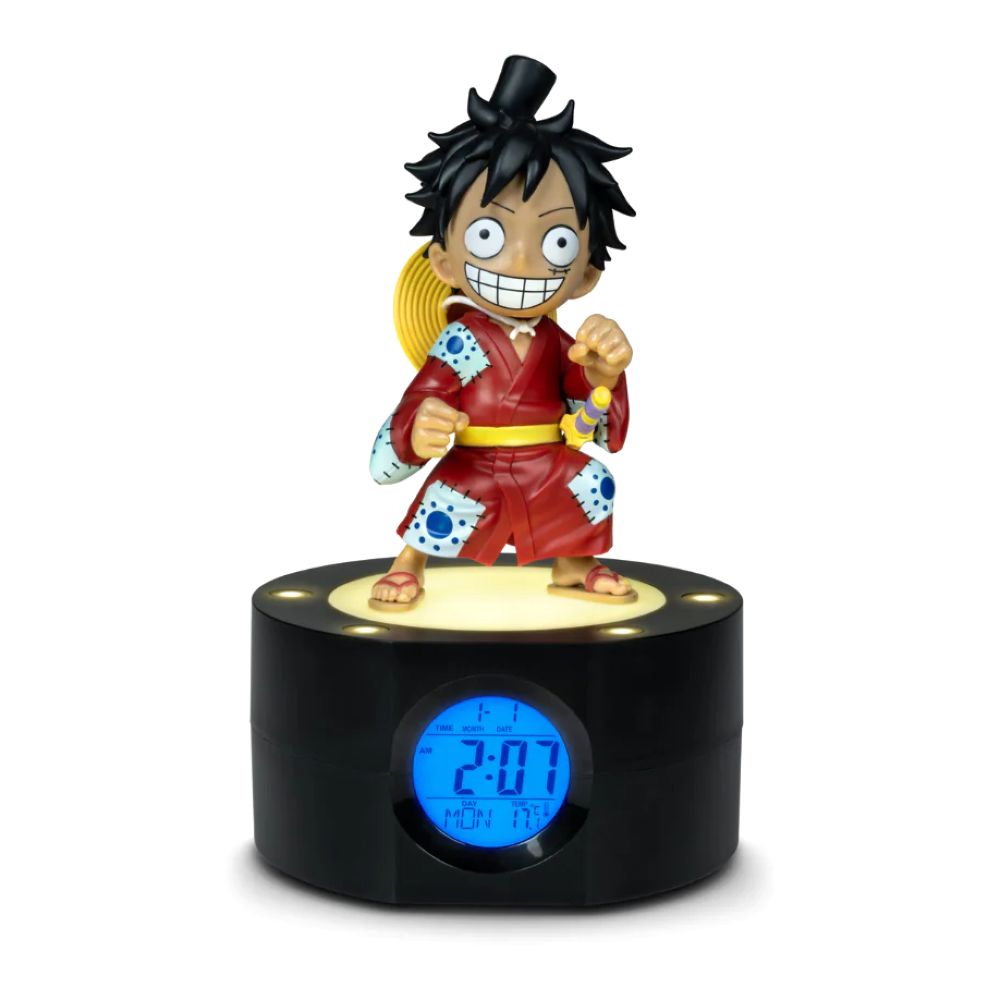 Teknofun One Piece Luffy Wano Kuni Light-Up Alarm Clock