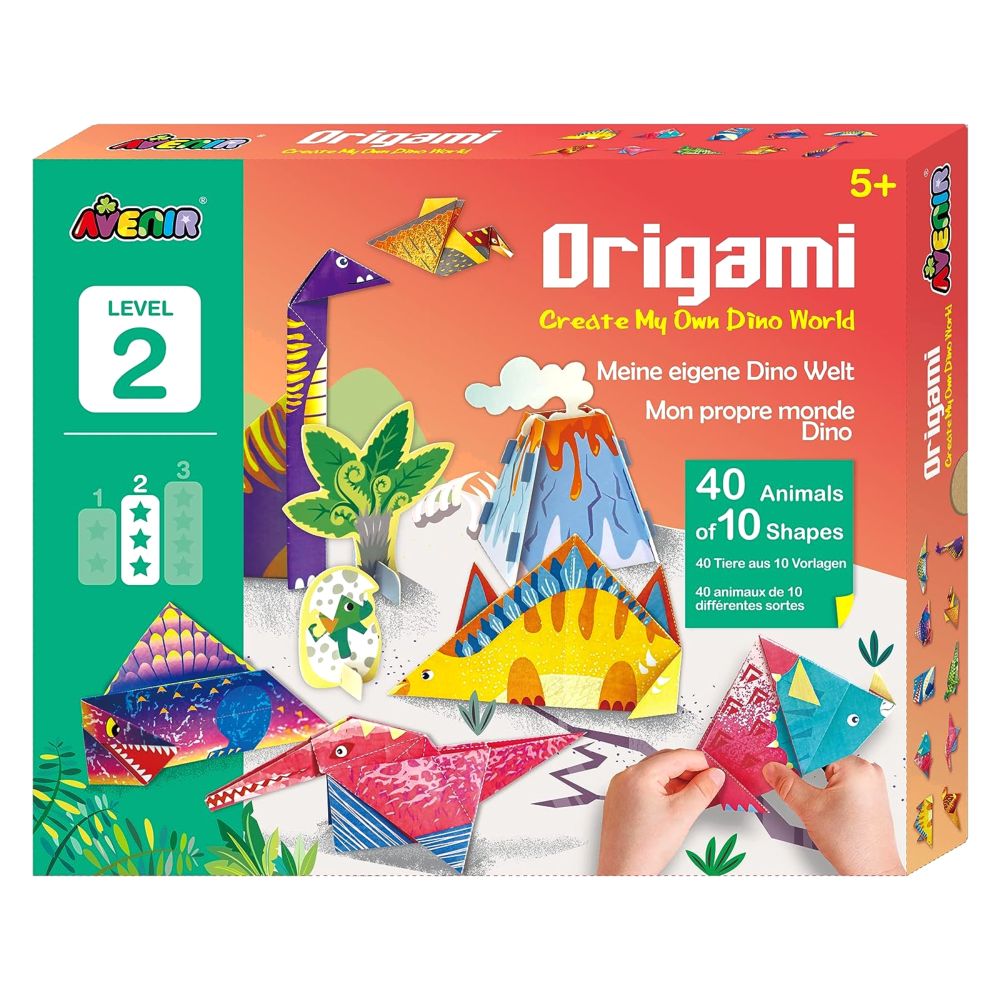 Avenir Origami - Create My Own Dino World Kit (Level 2)