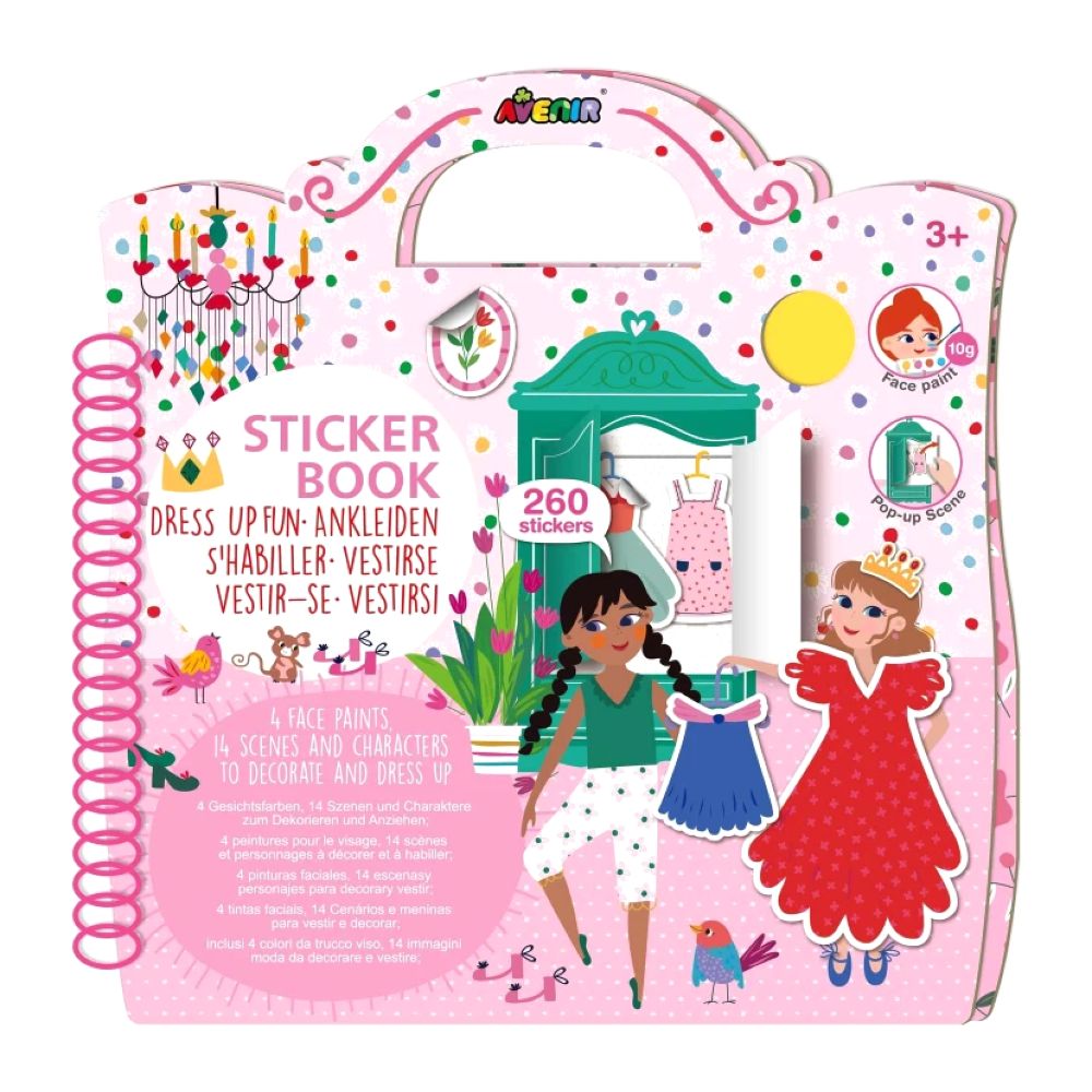 Avenir Sticker Book - Dress Up Fun