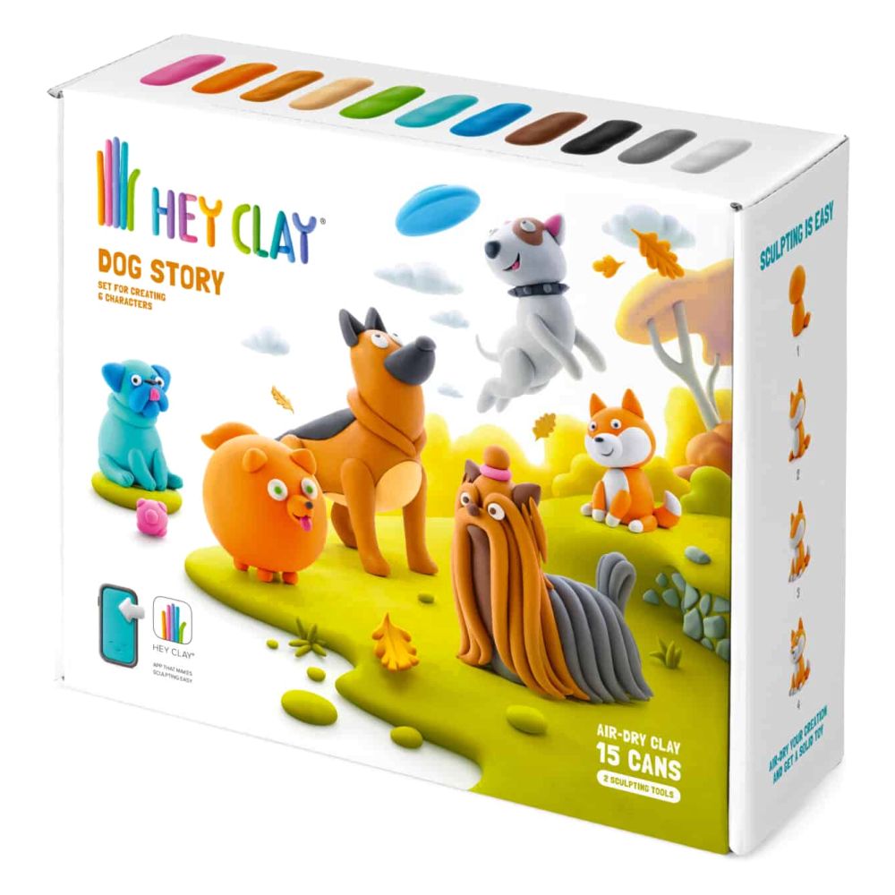 Hey Clay Dog Story Set