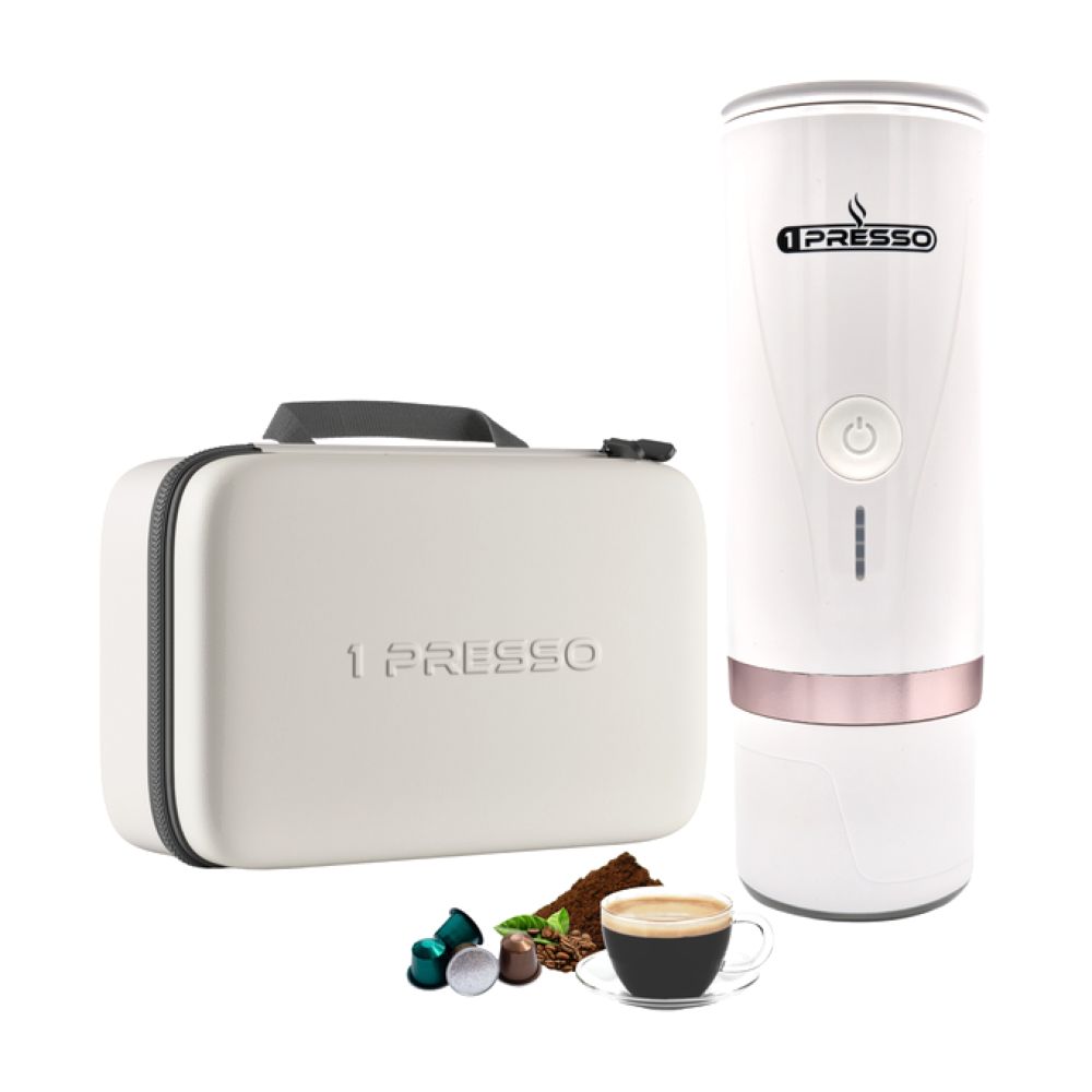 1Presso Ez Portable Espresso Coffee Machine White