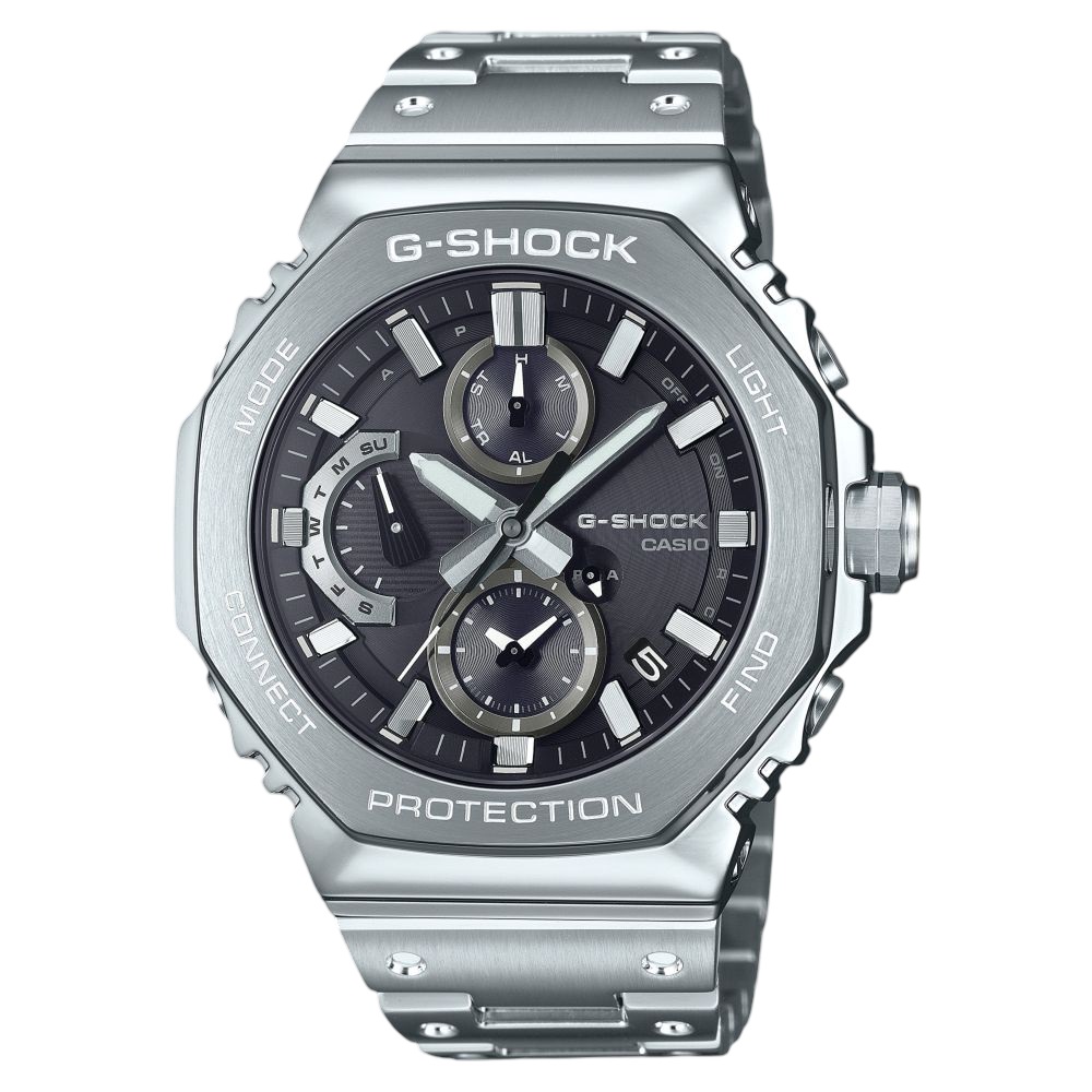Casio G-Shock Men Full Metal Analog Watch Gmc-B2100D-1Adr Sliver