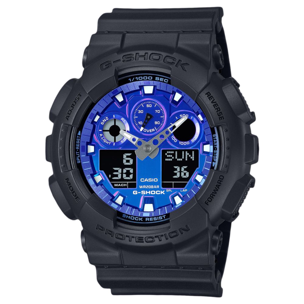 Casio G-Shock Men Casual Watch Ga-100Fl-8Adr Black