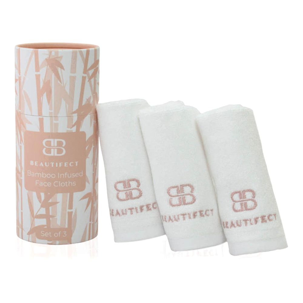 Beautifect BAMBOO Wash Cloths (Set of 3)
