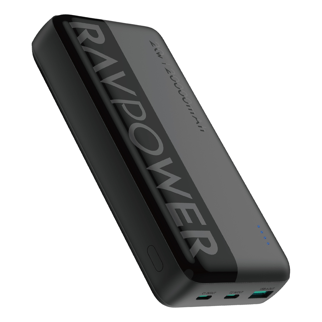 RavPower PB1229 20000mAh Power Bank 2C 1A PD 20W - Black
