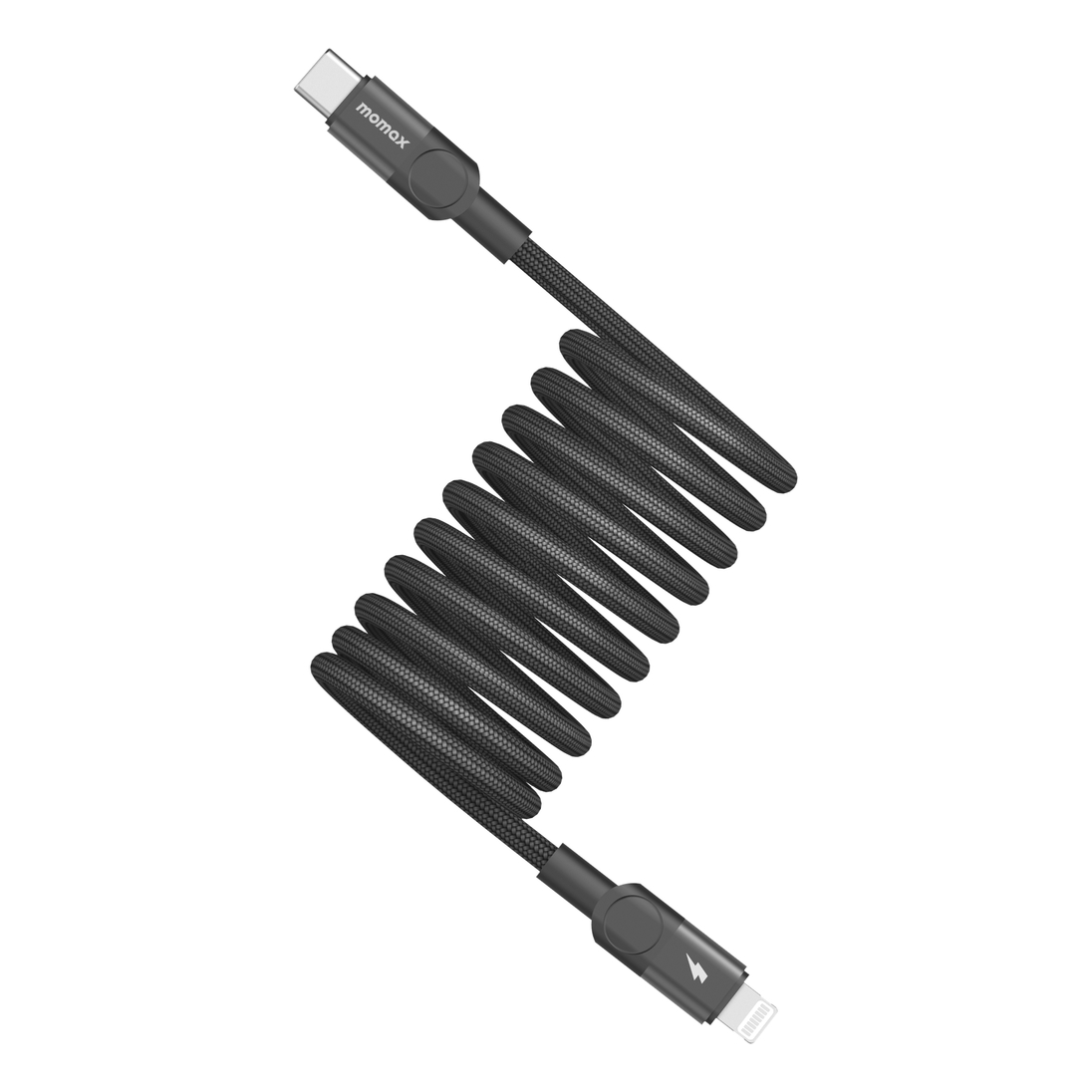 Momax Mag Link USB-C To Lightning Magnetic Cable 2m - Black