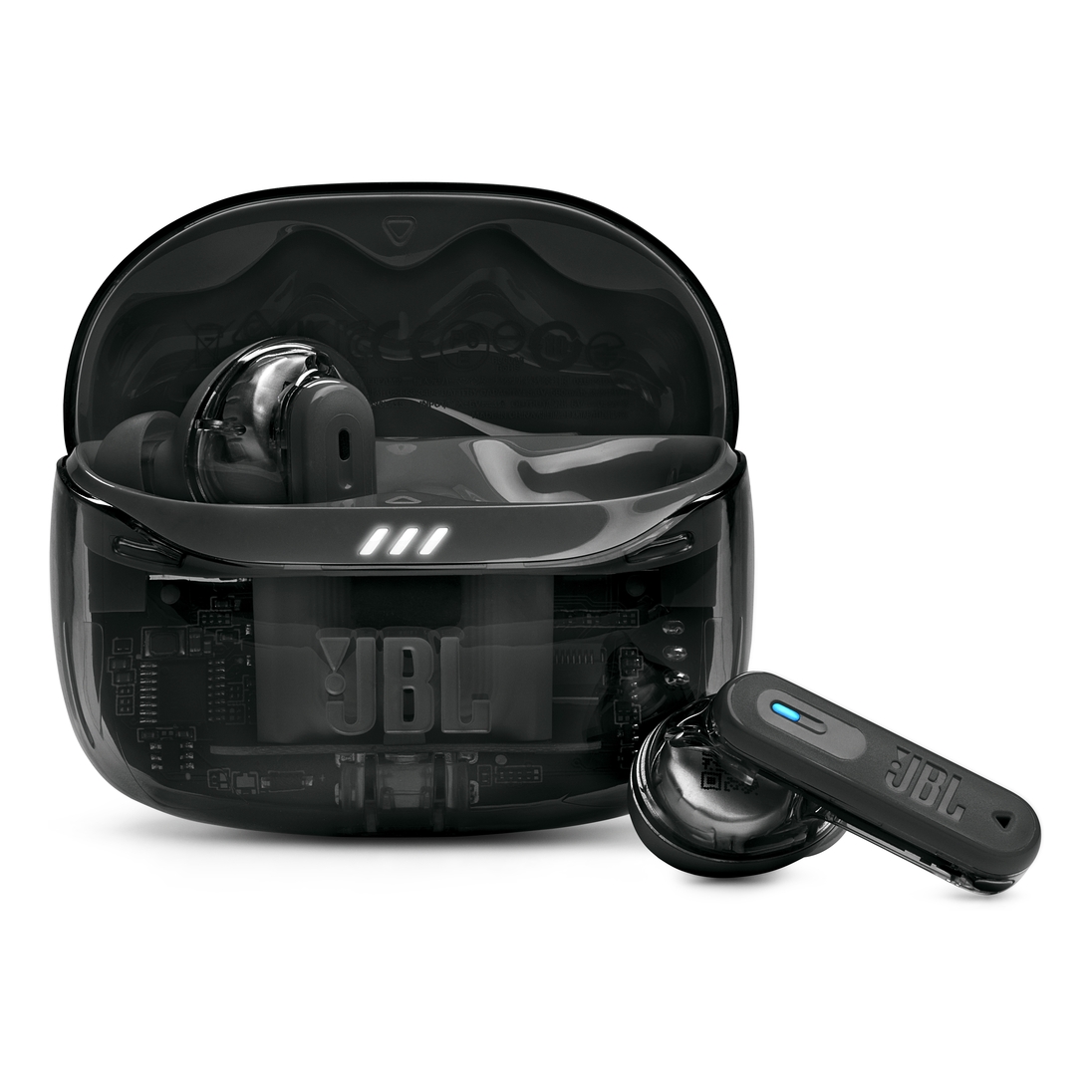 JBL Tune Beam 2 Ghost True Wireless Noise Cancelling Earbuds - Black