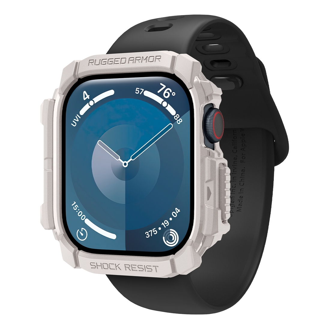 Spigen Apple Watch 10 Case 42mm Rugged Armor - Dune Beige