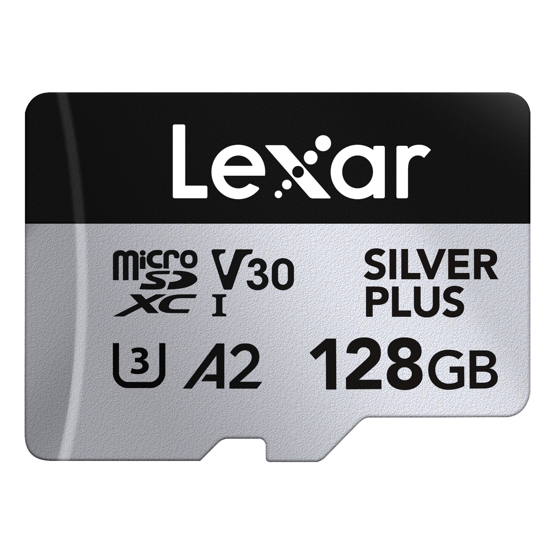 Lexar Professional SILVER PLUS microSDXC UHS-I cards up to 205MB/s read 150MB/s write C10 V30 U3 - 128GB