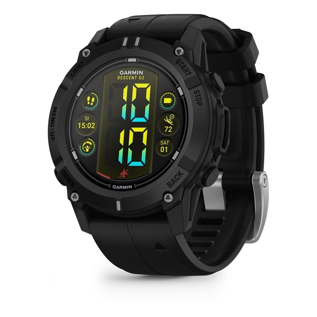 Garmin Descent G2 Dive Computer - Black With Black Band