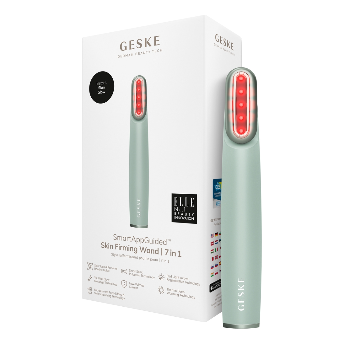 GESKE Skin Firming Wand 7 in 1 - Green