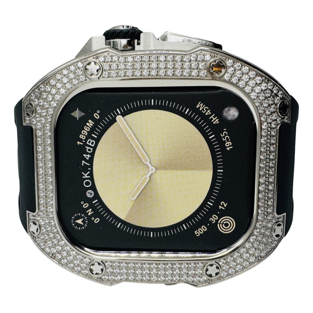 Aurora S10 Bling - Silver Case For Apple Watch Series 10