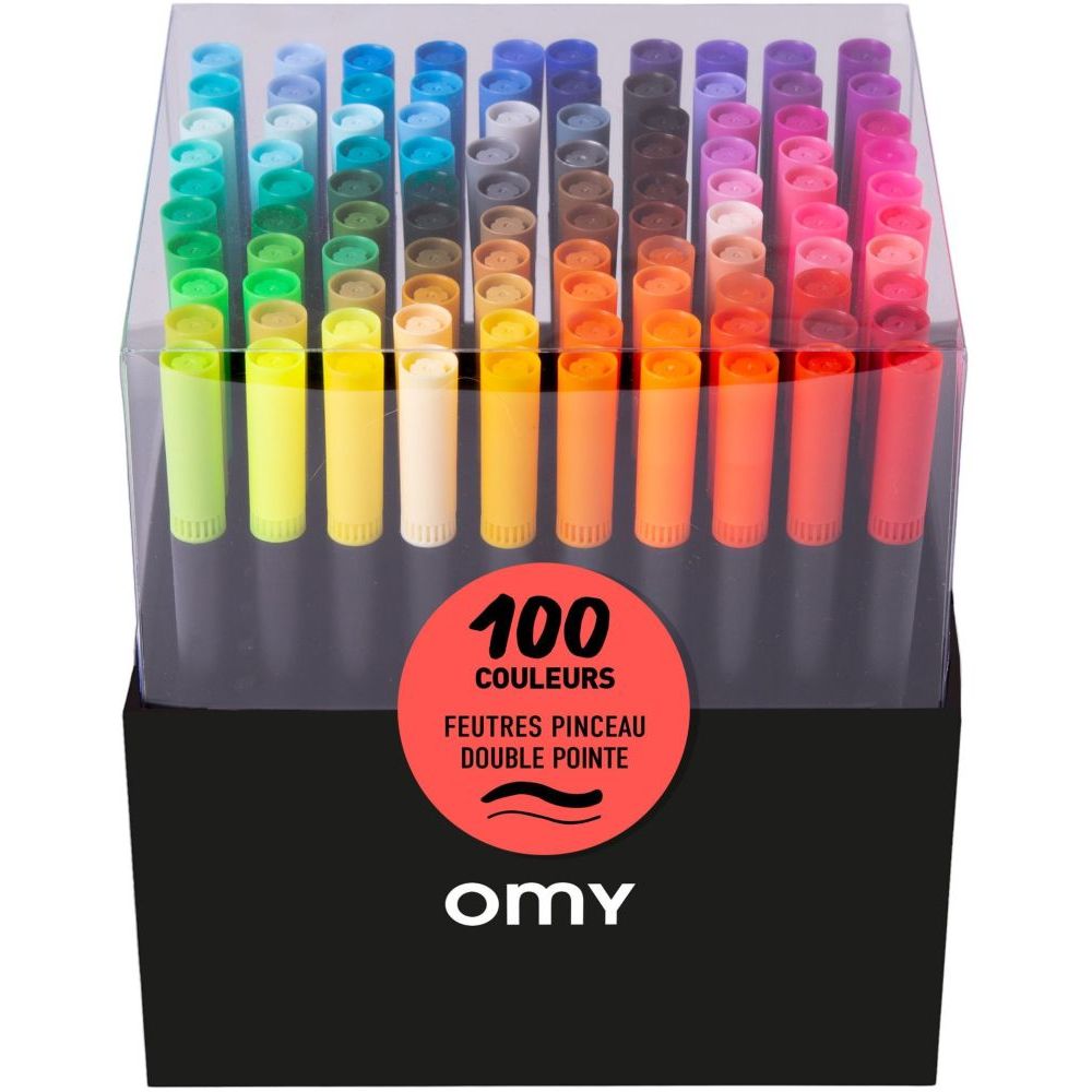 Omy Box Of 100 Color Markers