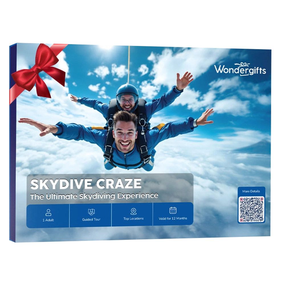 Wondergifts Thrilling Skydiving Gift Box