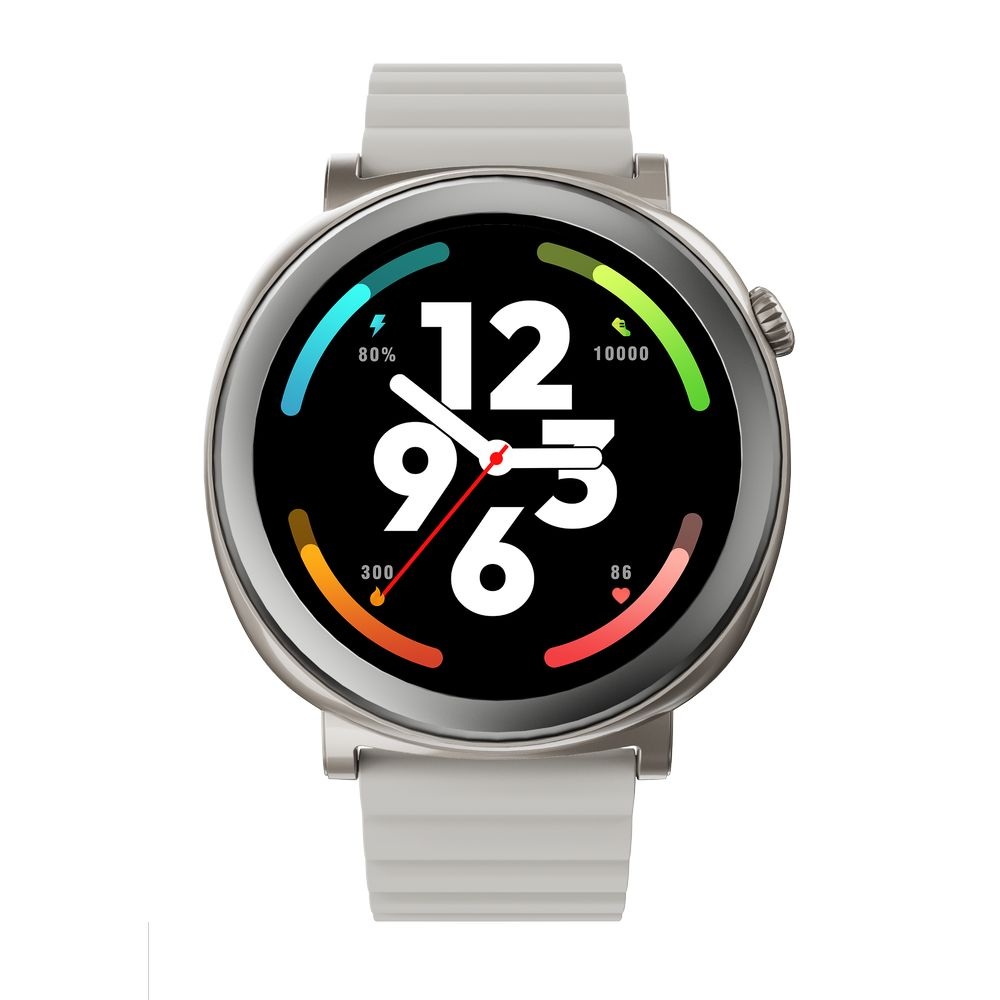 HiFuture Aurora AMOLED 1.43-Inch Bluetooth Calling Smartwatch - Silver