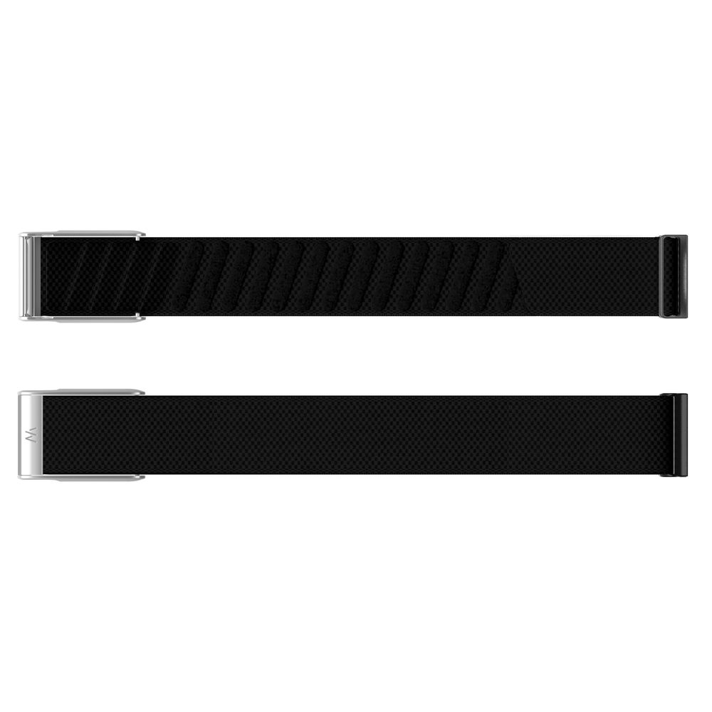 WHOOP MG SuperKnit Luxe Accessory Band - Obsidian/Titanium