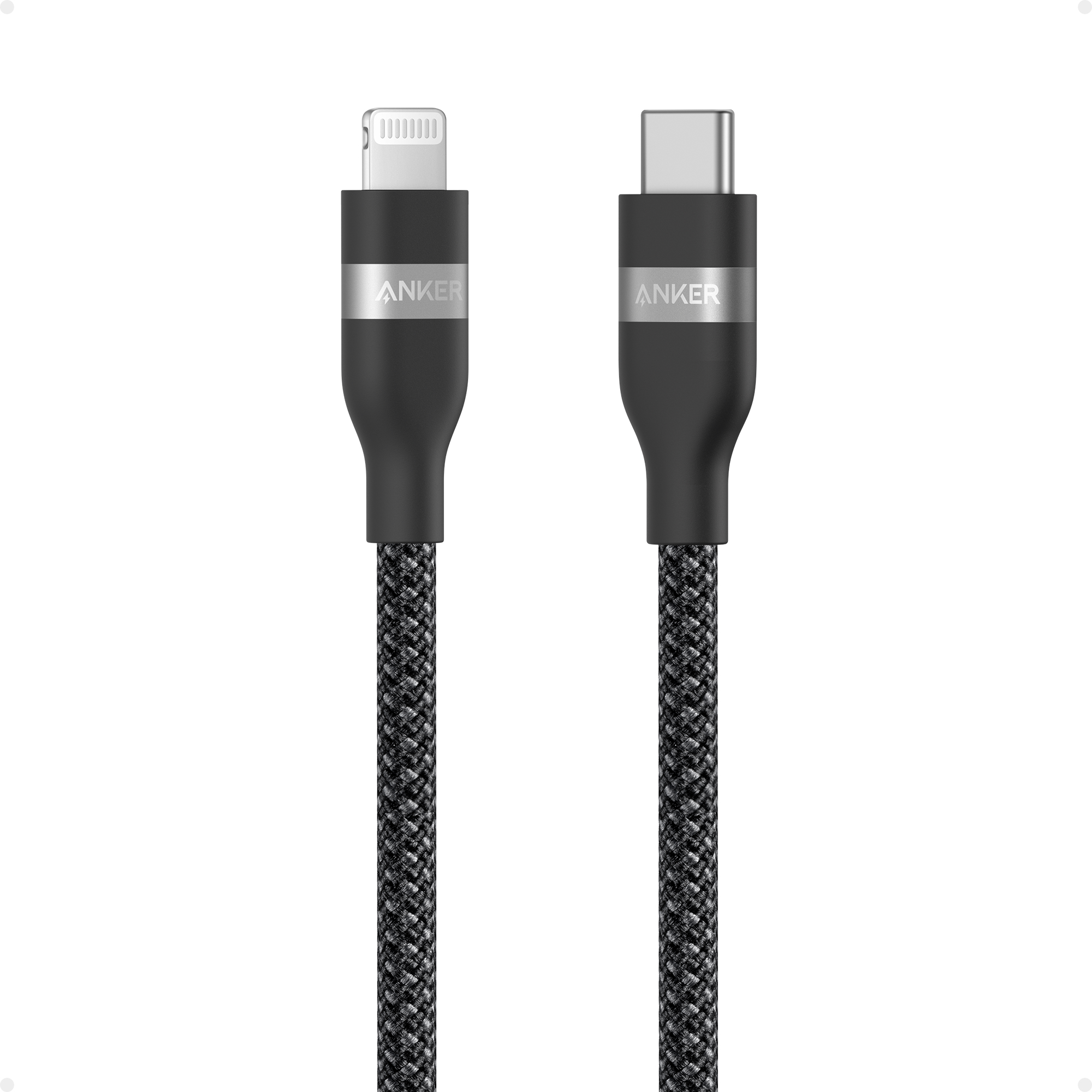 Anker USB-C To Lightning Cable (3ft PCR-Braided) B2C - Black