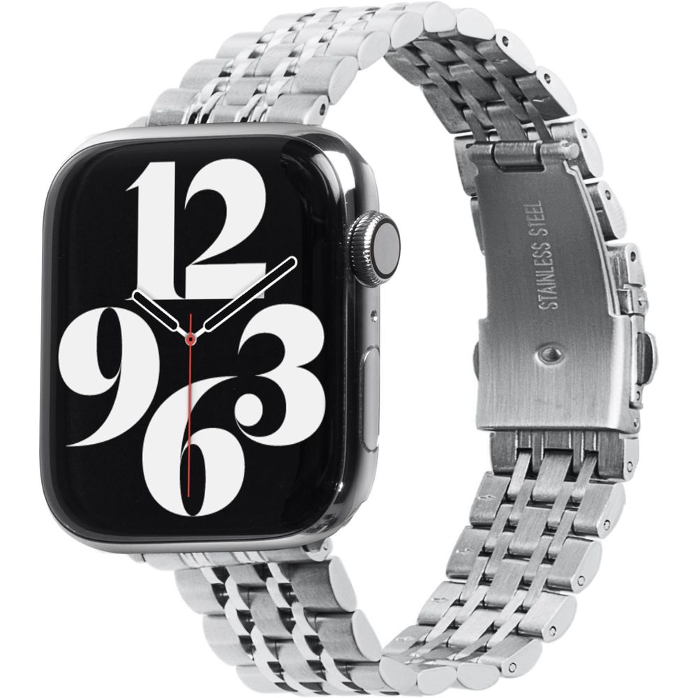 Laut Links Noble For Apple Watch (42/44/45/49mm) - Silver