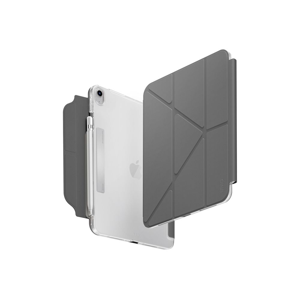 Uniq Camden Click iPad 11th Gen/10th Gen Folio Case - Rhino Grey