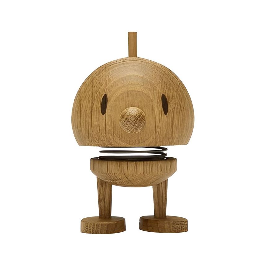 Hoptimist Bumble Decorative Figure - Oak - Small (9 x 5.8 cm)