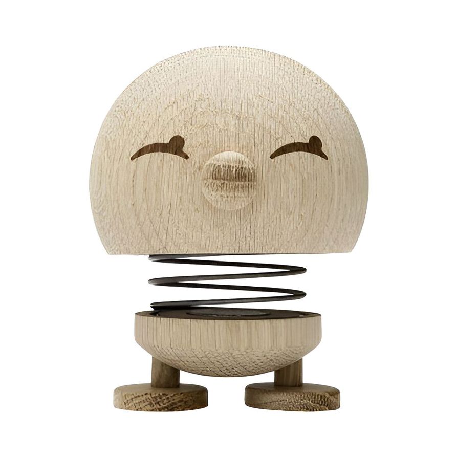 Hoptimist Bimble Decorative Figure - Raw Oak - Medium (10.7 x 8.5 cm)