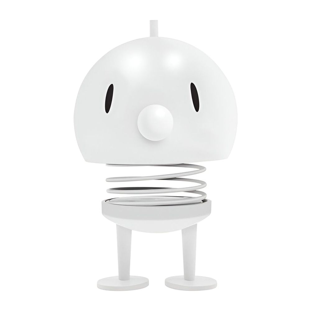 Hoptimist Soft Bumble Speaker - White - Large (15 x 10 cm)