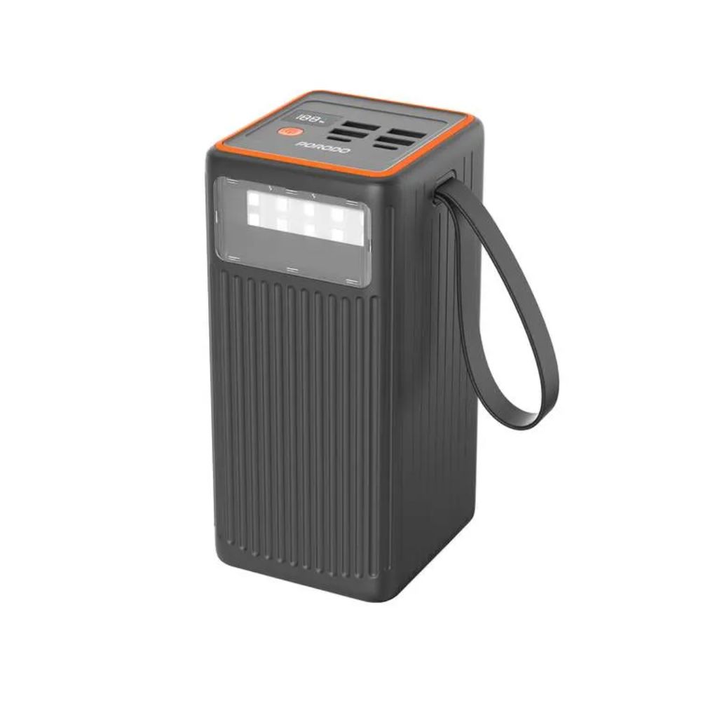 Porodo 60000mAh Power Bank Multi-Device Pd Charging -Black